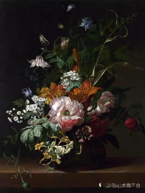 古典油画花卉